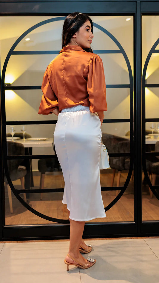 FALDA DAMA SATIN- 011328