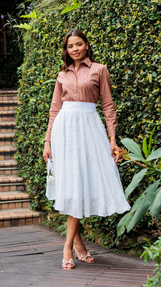 FALDA DAMA VELO TIPO PUFF | MADAN F | 011354