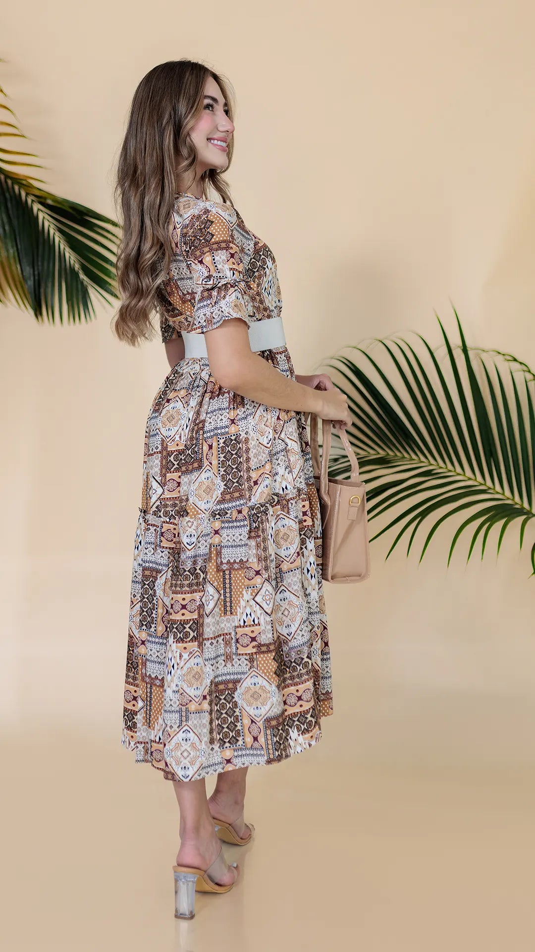 VESTIDO DAMA ETNICO - 023778