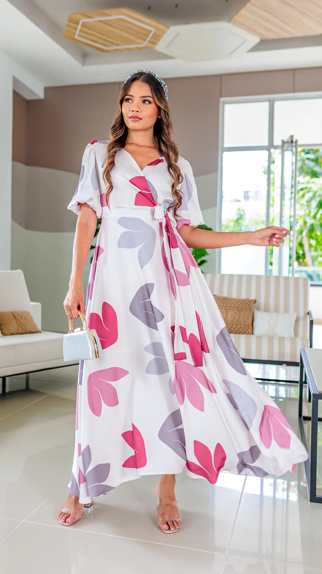 VESTIDO DAMA CRUZADO -023794