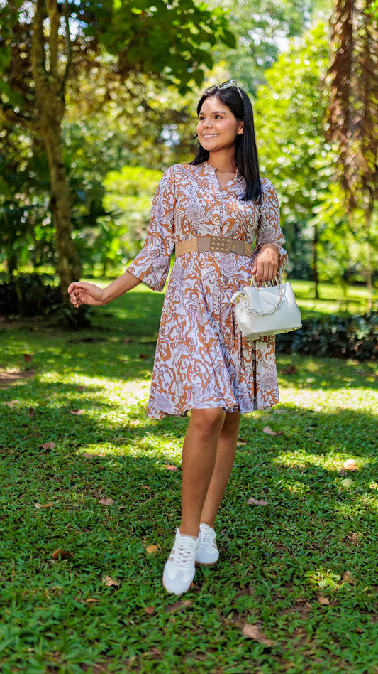 VESTIDO DAMA 3/4 - 023815