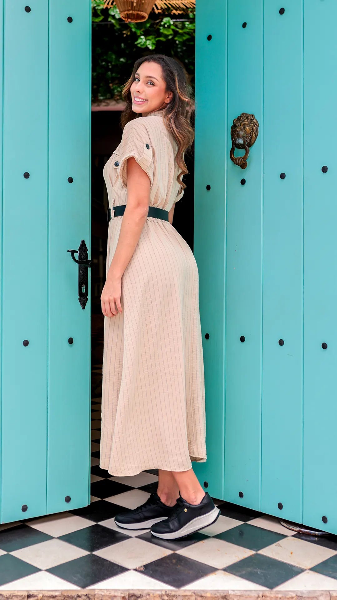 VESTIDO DAMA RAYA TIZA - 023834