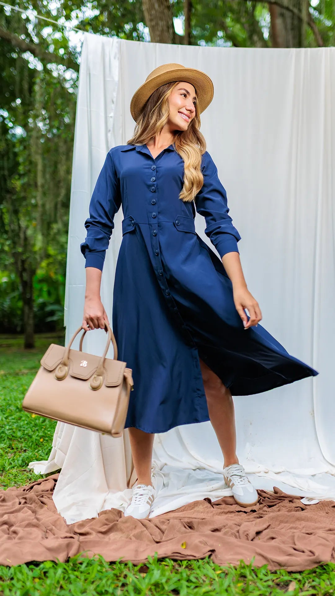 VESTIDO DAMA CHAPETAS - 023824