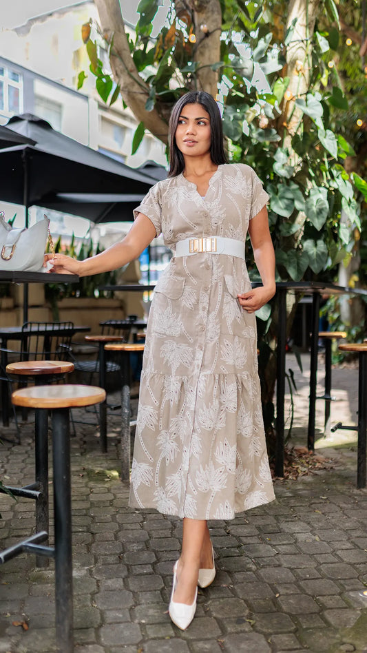 VESTIDO DAMA CUELLO DE BOLIVAR - 023850