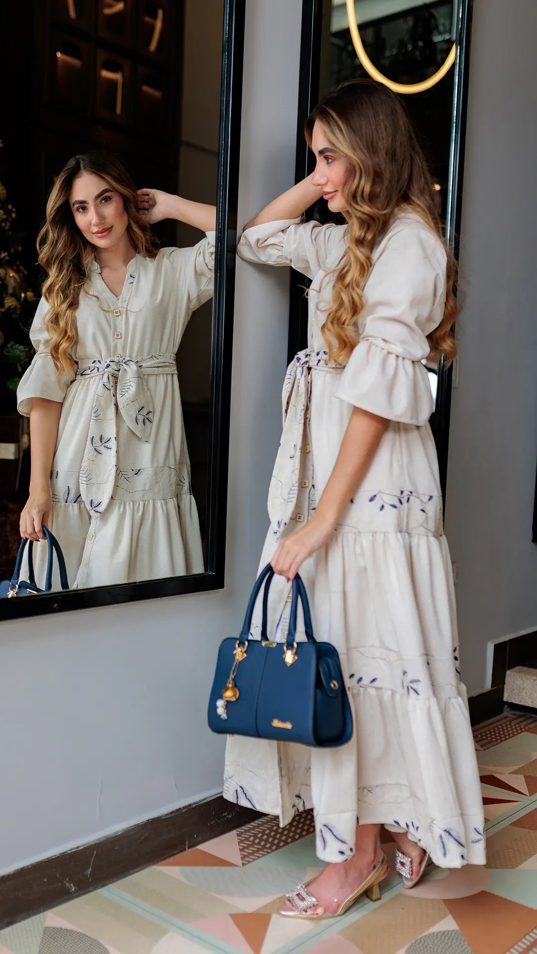 VESTIDO DAMA LINO- 023879