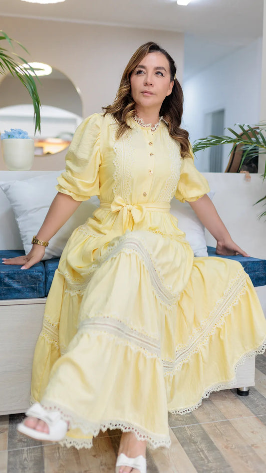 VESTIDO DAMA ENCAJES- 023932