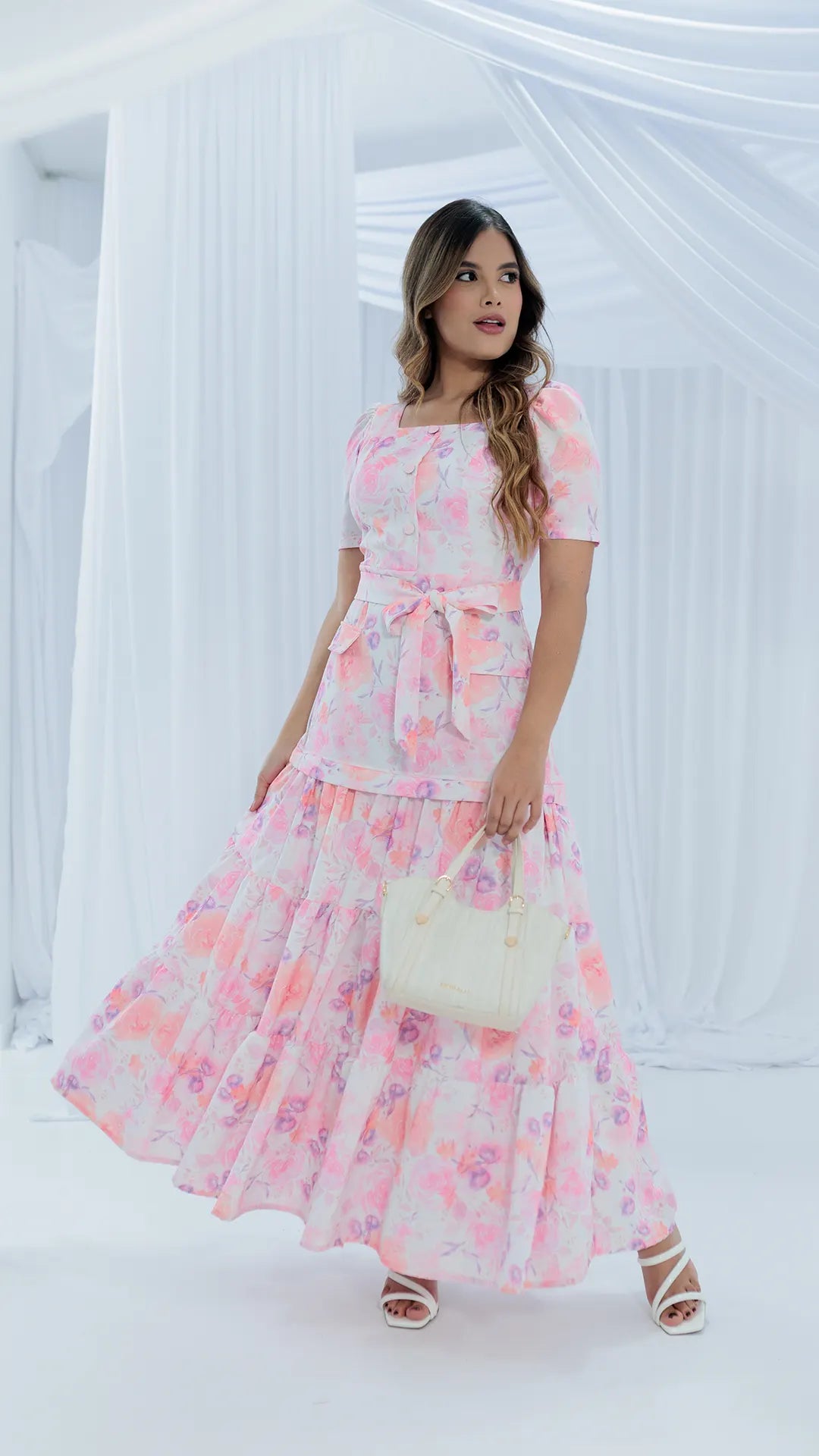 VESTIDO DAMA LARGO- 023957