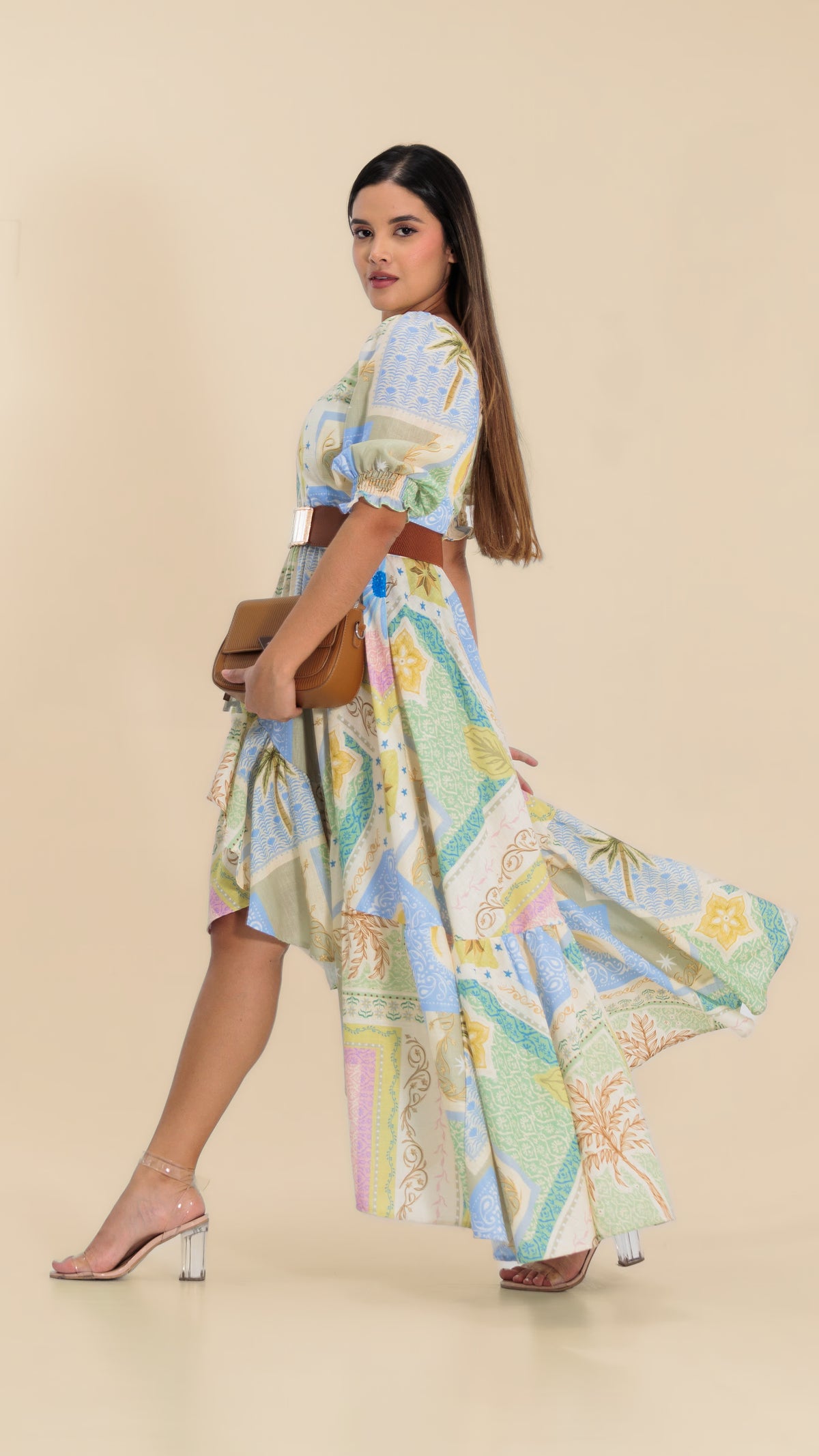 VESTIDO DAMA LINO- 023989