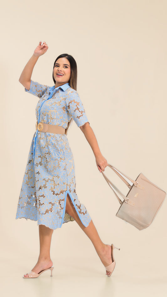 VESTIDO DAMA CAMISERO- 023993