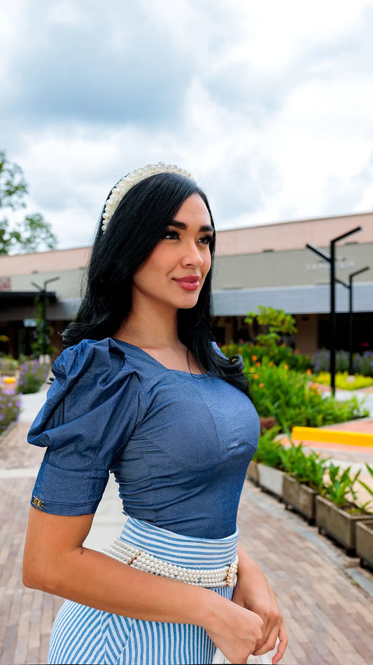 BLUSAS DAMA PLIEGUES - 053871