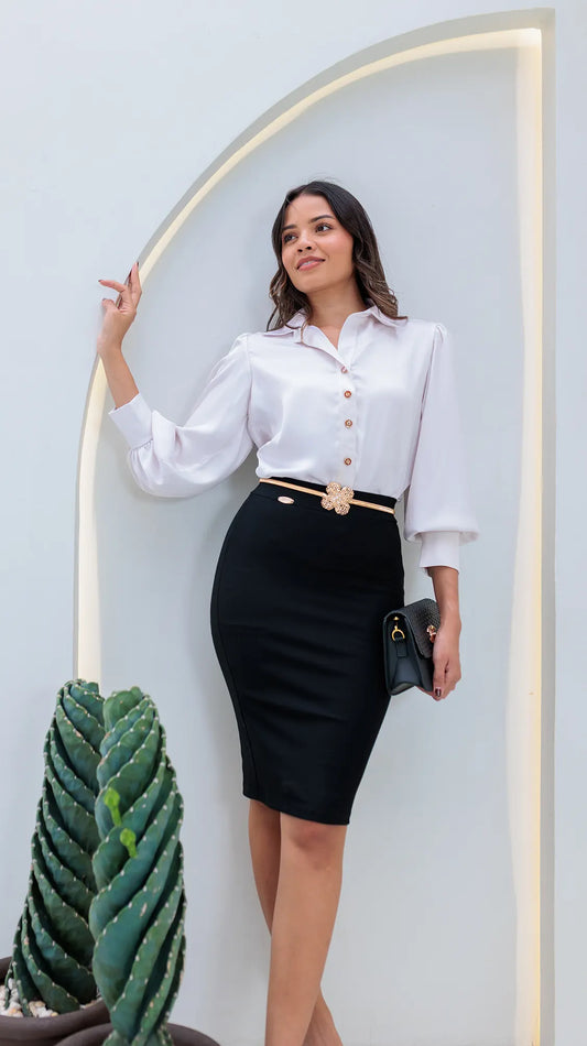 BLUSA DAMA SATINADA- 053926