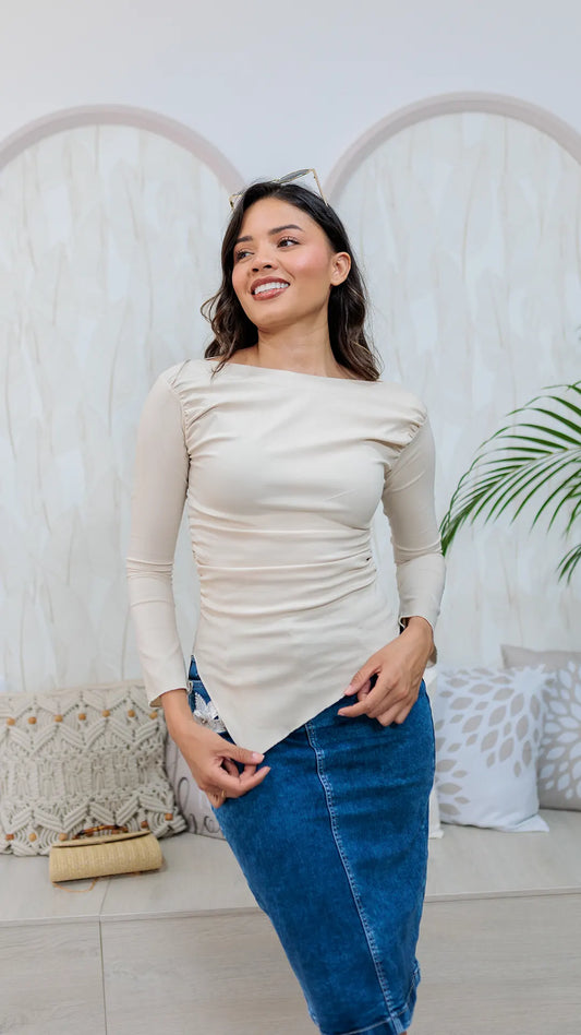 BLUSA DAMA MANGA LARGA- 053928