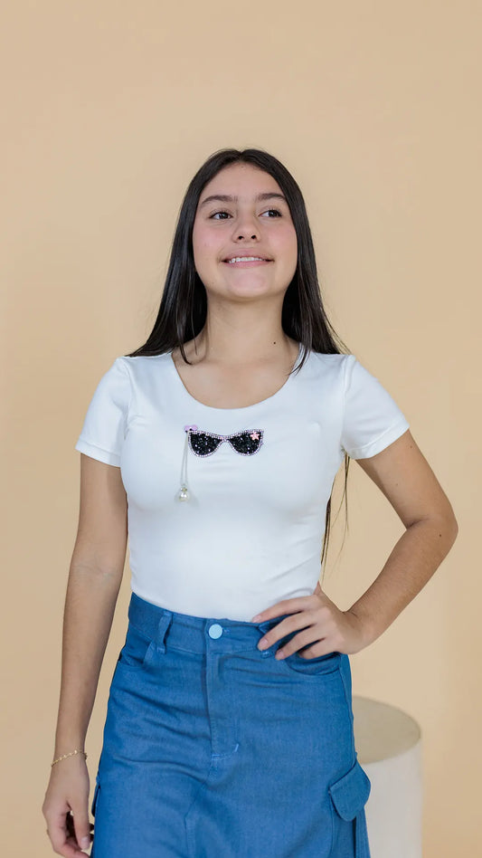 BLUSA NIÑA BASICA -BN222