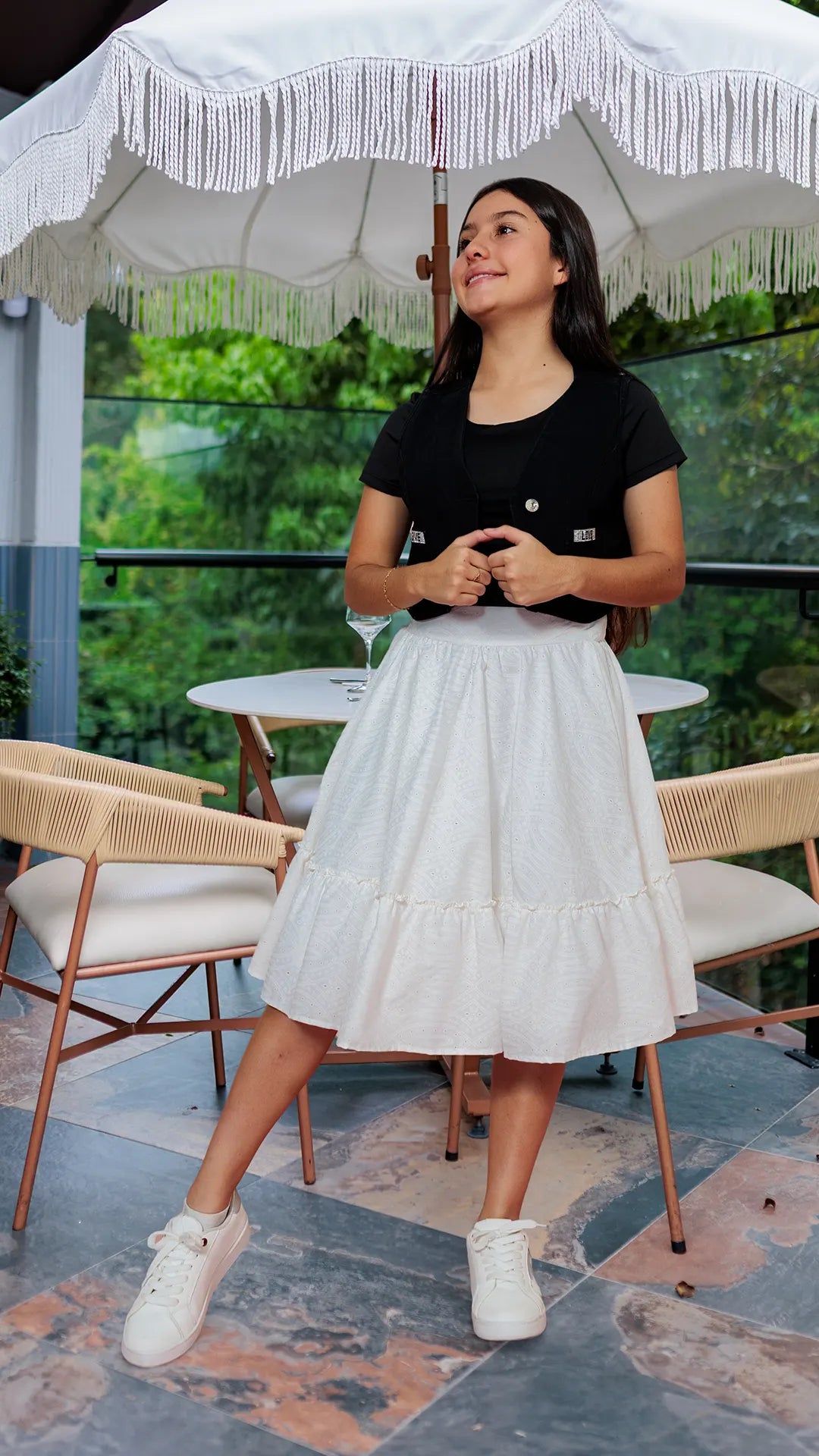 FALDA NIÑA OJALILLO- BN4327