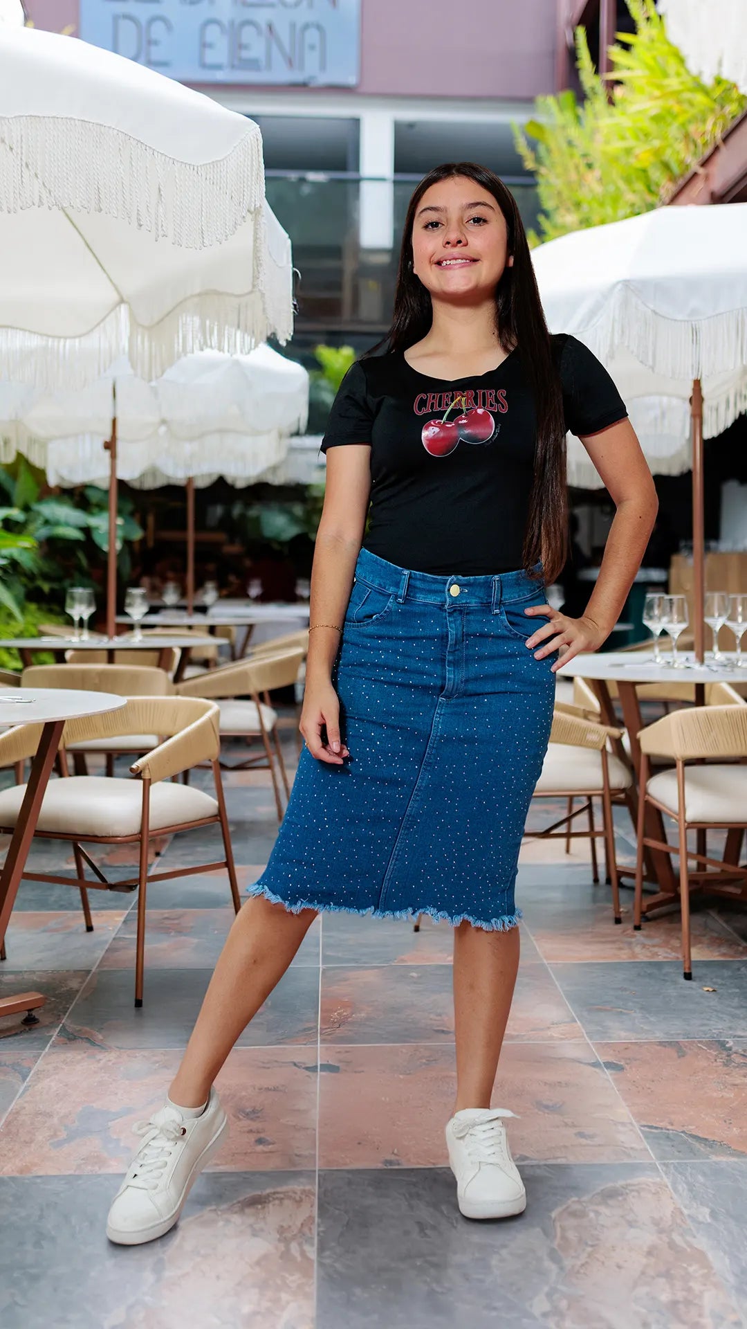 FALDA NIÑA JEAN- BN4328