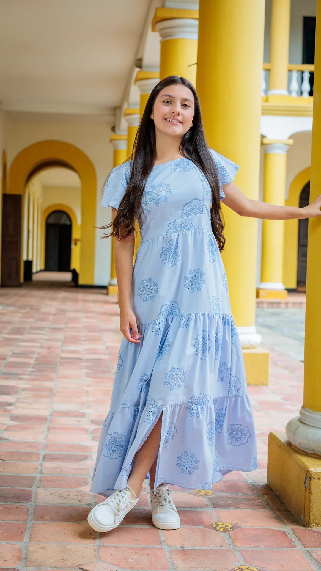 VESTIDO NIÑA OJALILLO - BN5496