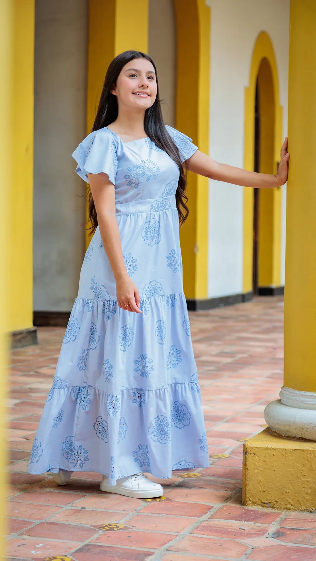 VESTIDO NIÑA OJALILLO - BN5496