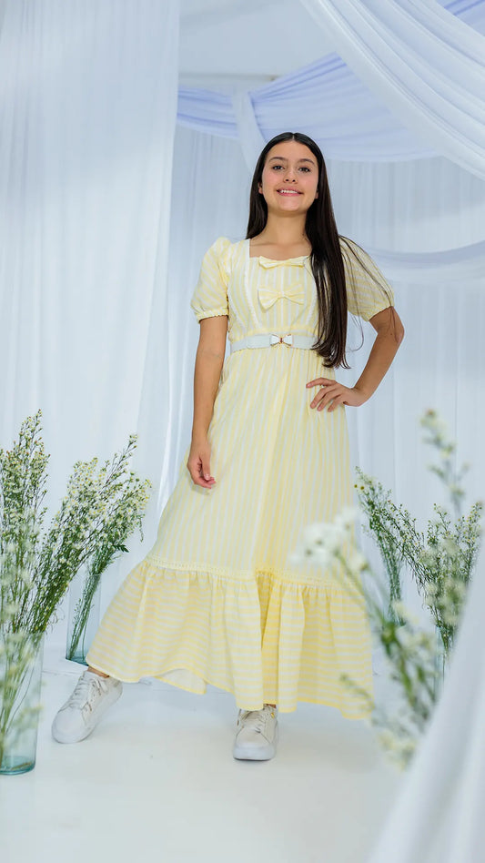 VESTIDO NIÑA LARGO- BN5502