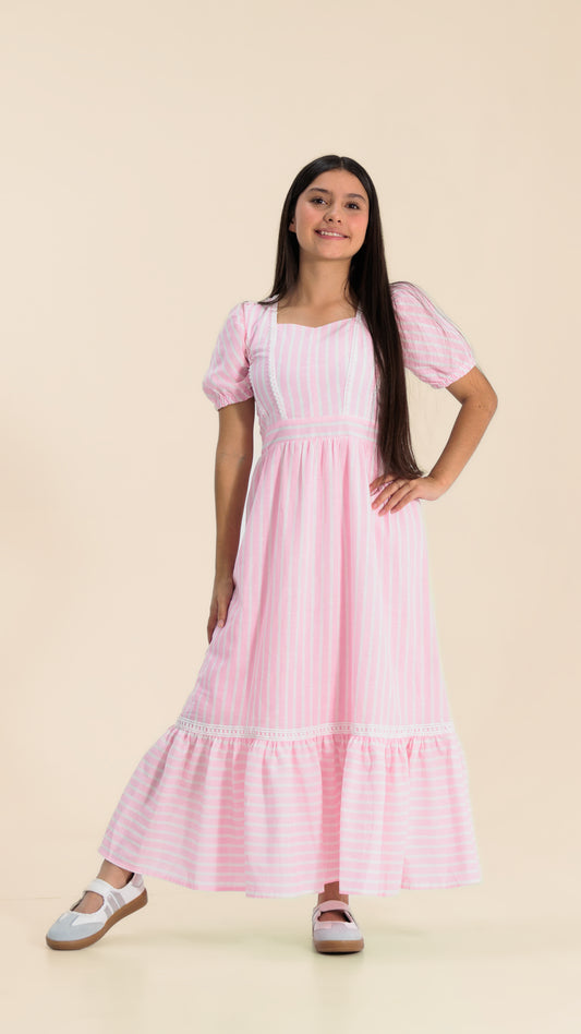 VESTIDO NIÑA LARGO- BN5502