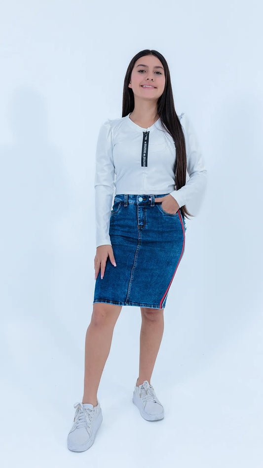 FALDA JEAN NIÑA- BN236