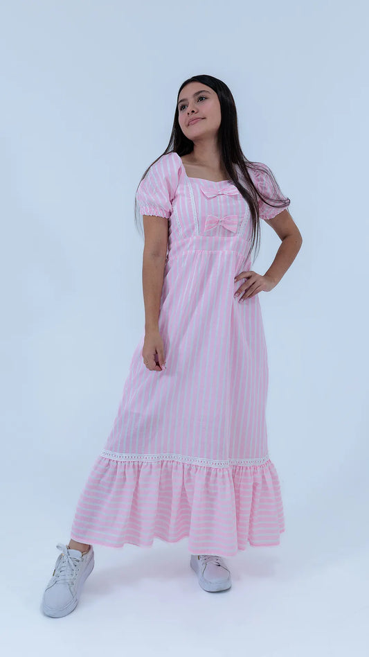 VESTIDO NIÑA LARGO- BN5502