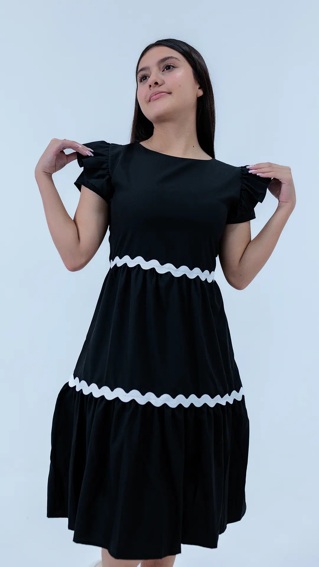 VESTIDO NIÑA TRENCILLA- BN237