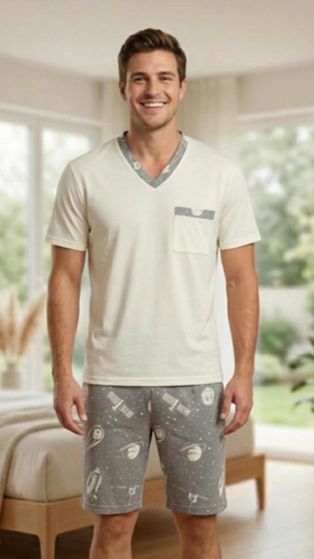 Pijama para hombre algodon - AC617