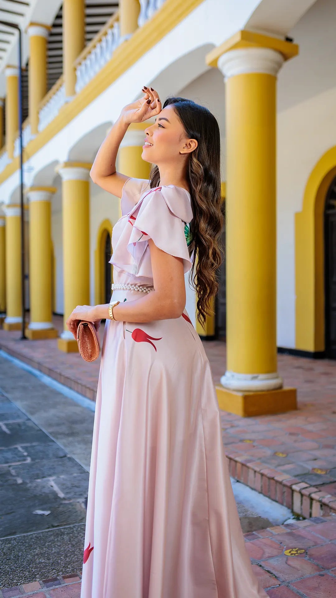 VESTIDO DAMA CORBATAS - MD02102