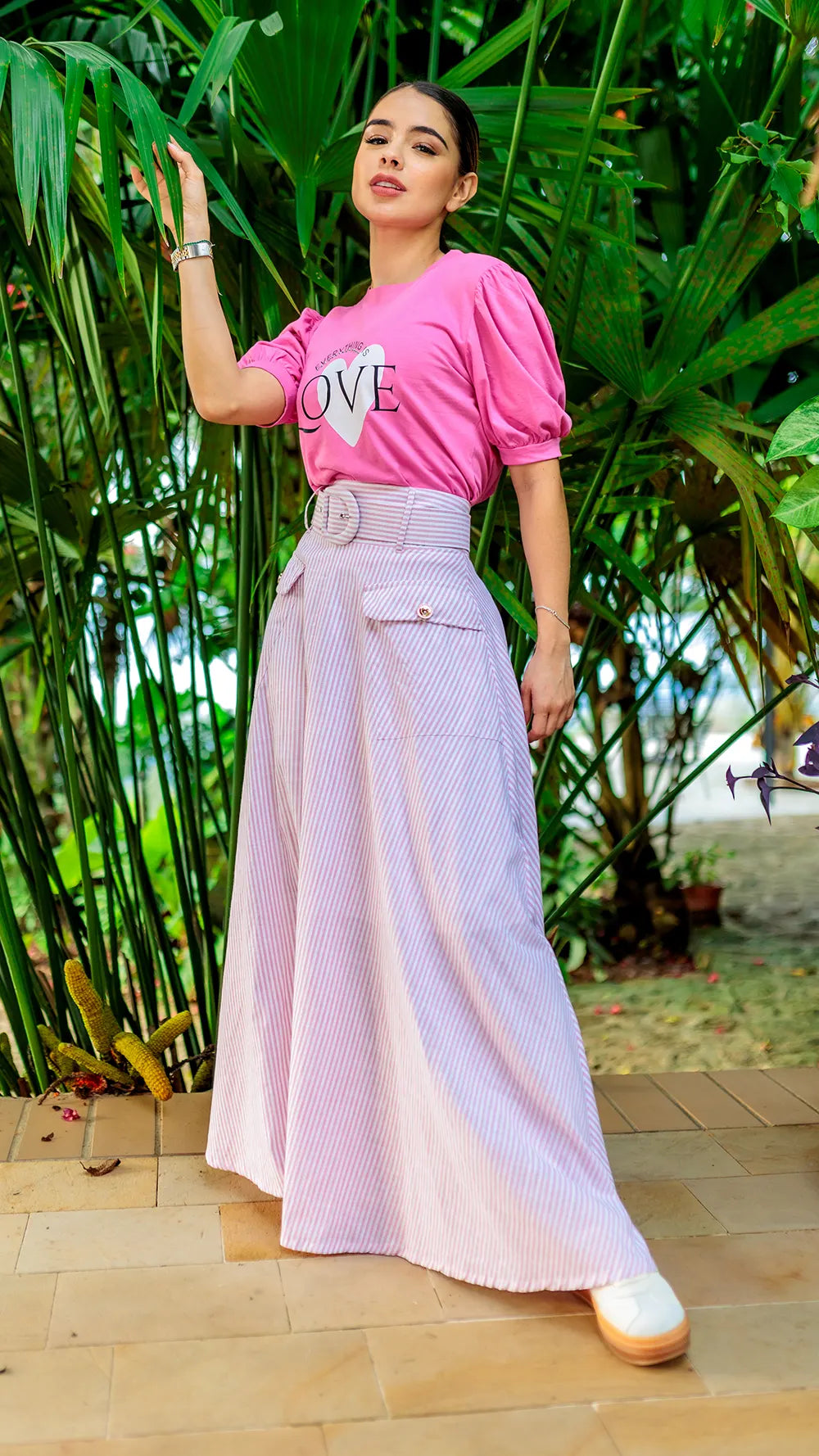 blusa manga globo- DAN608