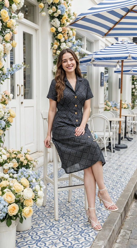 VESTIDO DAMA LARGO- 023860