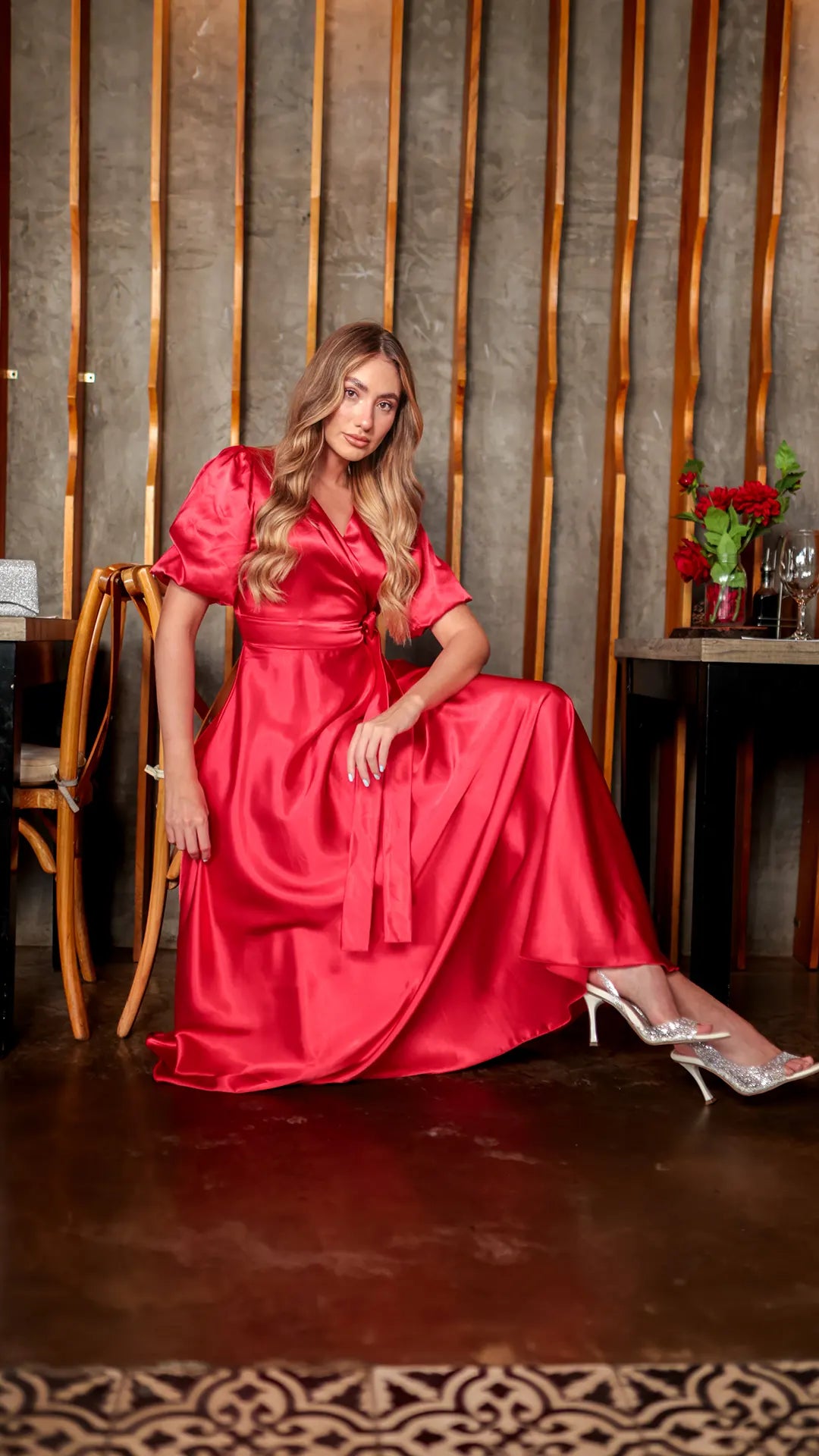 VESTIDO DAMA CRUZADO- 023837