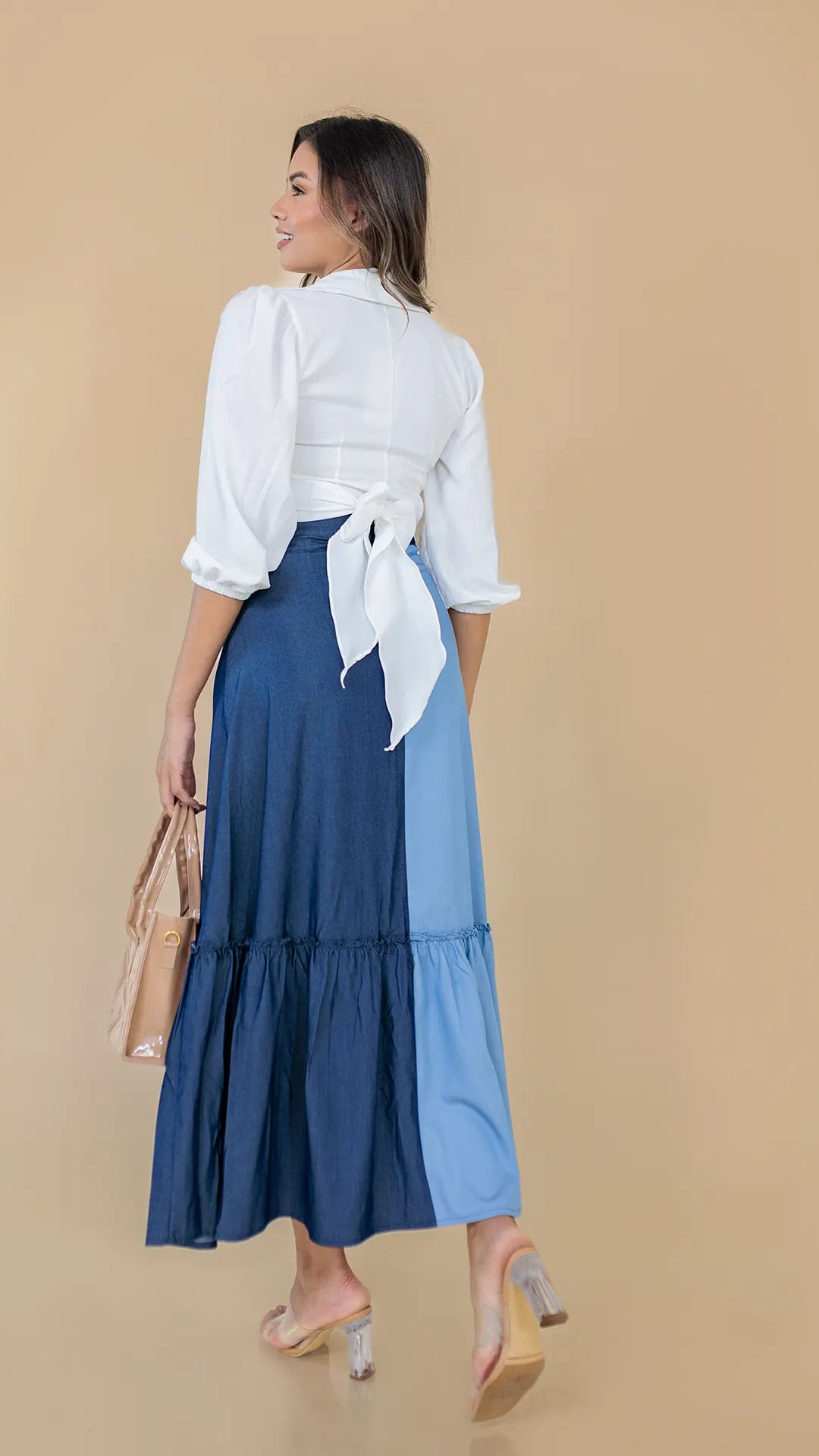 FALDA DAMA CHAMBRAY - 011287