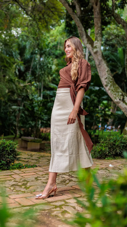 BLUSA DAMA CRUZADA -053881