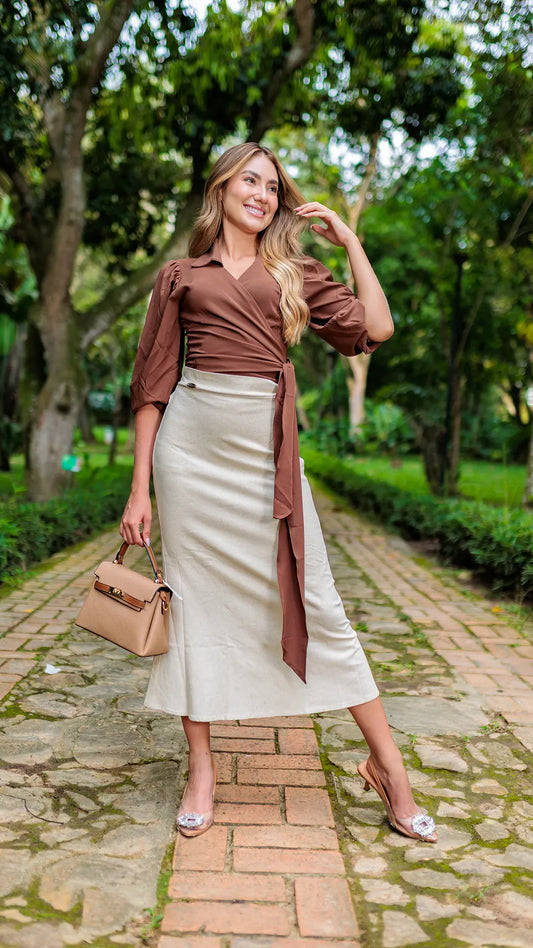 BLUSA DAMA CRUZADA -053881