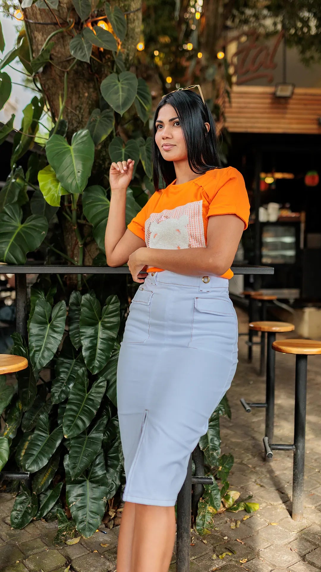 FALDA DAMA DRIL -011302