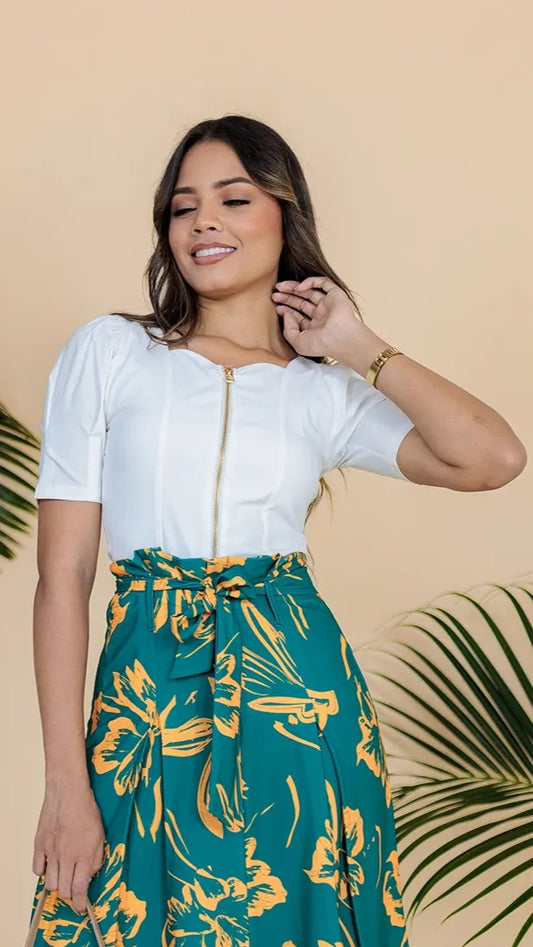 FALDA DAMA PLIEGUES - 011306