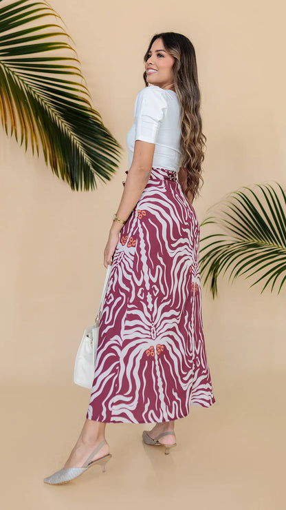 FALDA DAMA PLIEGUES -011306