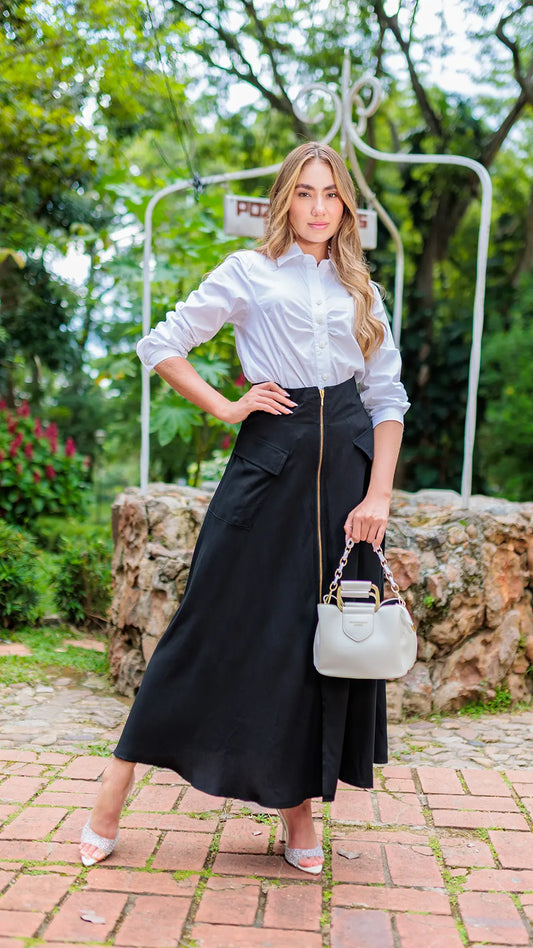 FALDA DAMA LINEA A -011308