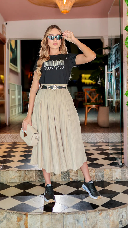 FALDA DAMA PLIEGUES- 011310