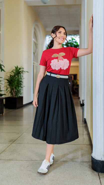 FALDA DAMA PLIEGUES - 011310