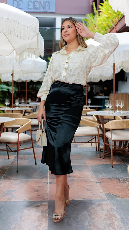 FALDA DAMA SATIN- 011328