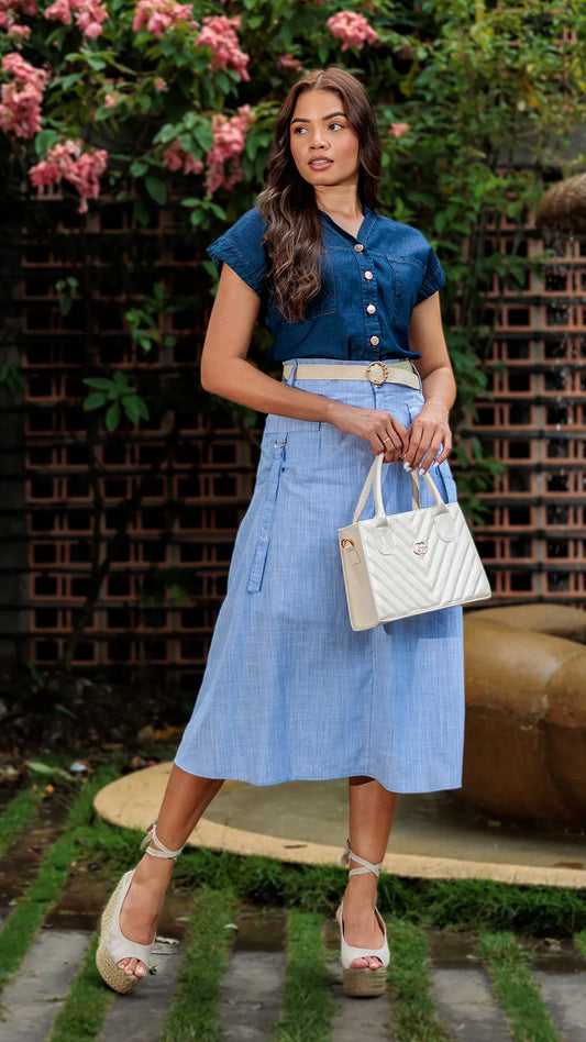 FALDA DAMA RAYON- 011337