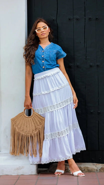 FALDA DAMA LARGA- 011340