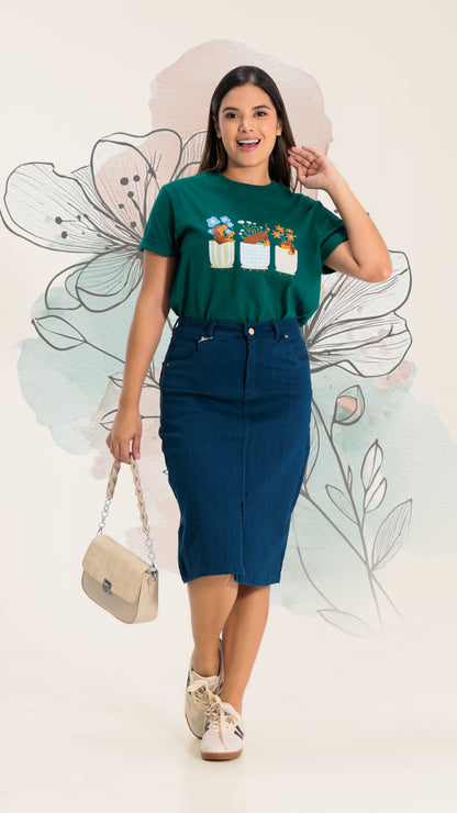 FALDA DAMA JEAN- 011345