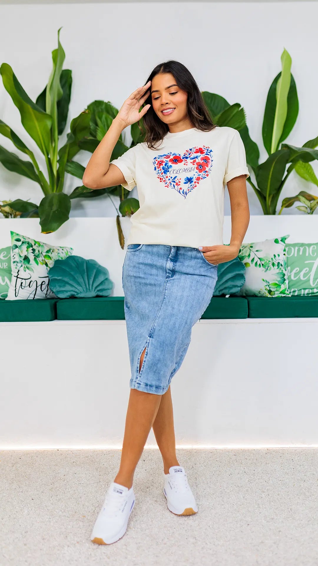 FALDA DAMA JEAN- 011345