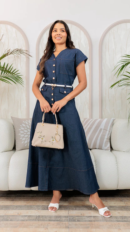 FALDA DAMA CHAMBRAY- 011346