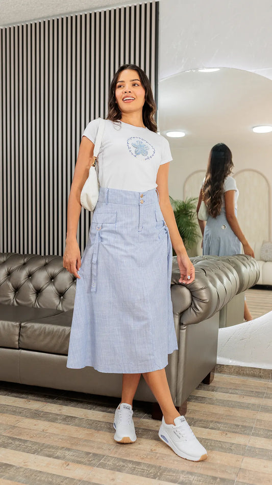 FALDA DAMA RAYON- 011337