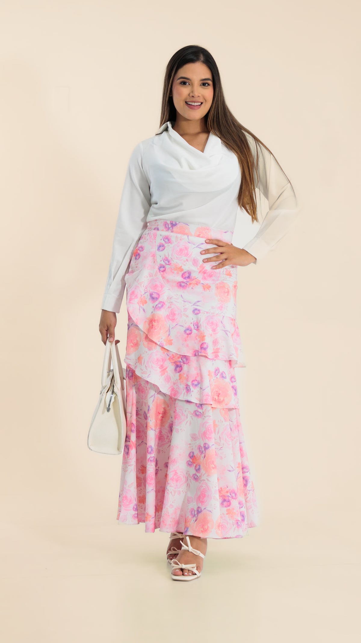 FALDA DAMA CREPPE- 011356
