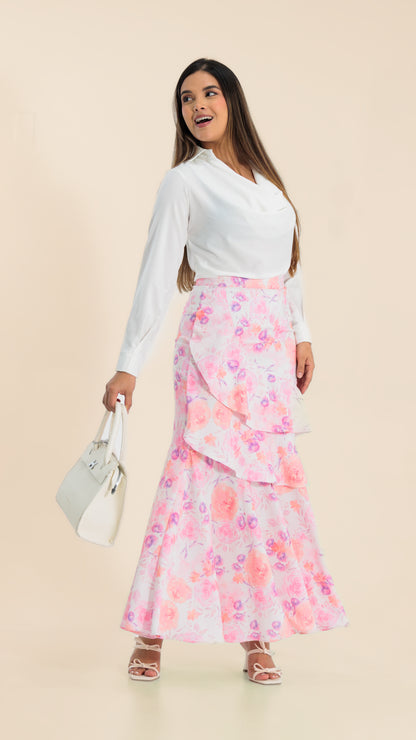 FALDA DAMA CREPPE- 011356