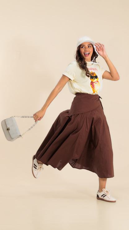 FALDA DAMA POPELINA- 011363